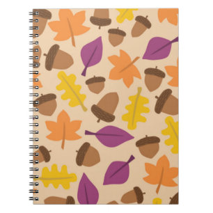 AUTUMN SAISON PATTERN NOTIZBLOCK