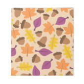 AUTUMN SAISON PATTERN NOTIZBLOCK (Vorderseite)