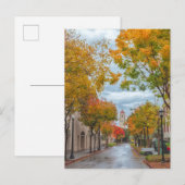 Autumn Scene at Stanford University Campus Postkarte (Vorne/Hinten)