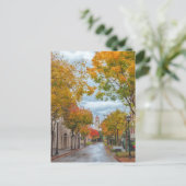 Autumn Scene at Stanford University Campus Postkarte (Stehend Vorderseite)