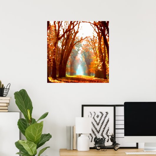 Autumn Scene Poster (Heimbüro)