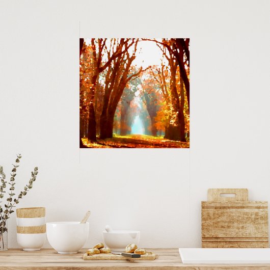 Autumn Scene Poster (Küche)
