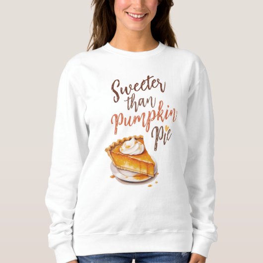 AUTUMN SCHWEIZER ALS PUMPKIN PIE SWEATSHIRT (Vorderseite)