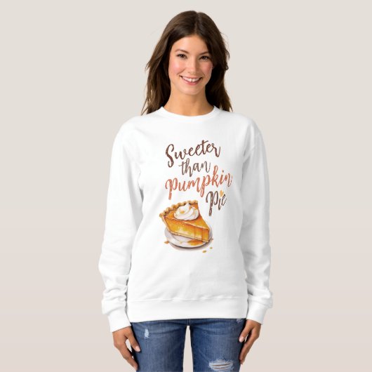AUTUMN SCHWEIZER ALS PUMPKIN PIE SWEATSHIRT (Vorne ganz)