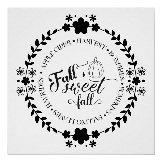 Autumn Season-Digital Download Poster (Vorderseite)