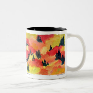 Autumn See "HERBST" Kaffee-Tasse Zweifarbige Tasse