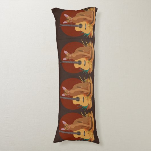 Autumn Serenade Cat Body Pillow Seitenschläferkissen (Vorderseite Vertikal)