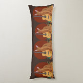 Autumn Serenade Cat Body Pillow Seitenschläferkissen (Rückseite (Vertikal))