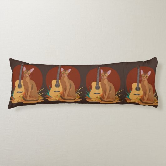 Autumn Serenade Cat Body Pillow Seitenschläferkissen (Vorderseite)