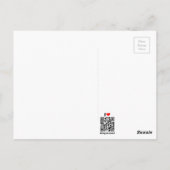 Autumn Shadows Modern Art Postcard Postkarte (Rückseite)