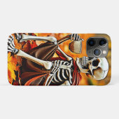 Autumn Skeleton Coffee Break Design Case-Mate iPhone Hülle (Rückseite (Horizontal))