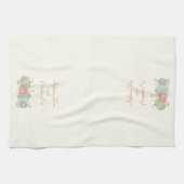 Autumn Skies Pumpkin Pies Fall Geschirrtuch (Horizontal)