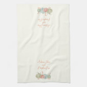 Autumn Skies Pumpkin Pies Fall Geschirrtuch (Vertikal)