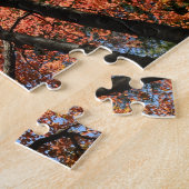 Autumn Sky farbenfrohe Autumn Trees fotografisch Puzzle (Seite)