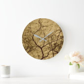 Autumn Sky Große Wanduhr (Zuhause)