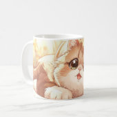  “Autumn Snuggle Scottish Fold” Cute Scottish Fold Kaffeetasse (Vorderseite Links)