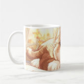  “Autumn Snuggle Scottish Fold” Cute Scottish Fold Kaffeetasse (Links)
