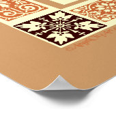 Autumn Song Erntedank Harvest Gedicht Poster (Ecke)