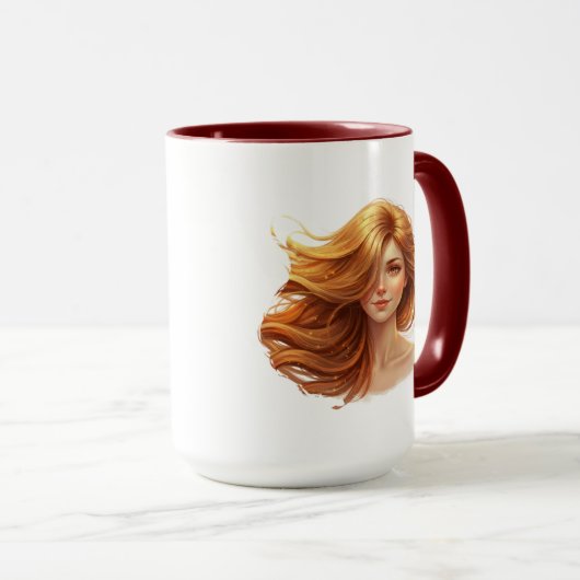 Autumn Soul | Timeless Beauty Seasonal Collection Tasse (VorderseiteRechts)