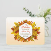 Autumn Splendor Einladung (Stehend Vorderseite)