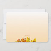 Autumn Splendor Einladung (Rückseite)