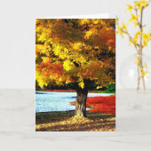 Autumn Splendor Karte (Gelbe Blume)