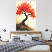 Autumn Splendor Leinwanddruck (Insitu (Schlafzimmer))