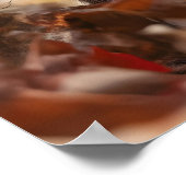 Autumn Squirrel Art Print, Cozy Fall Poster (Ecke)