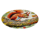 Autumn Squirrel Art Schneidebrett (Ecke)