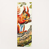 Autumn Squirrel Art Yogamatte (Vorderseite)