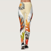 Autumn Squirrel Charm Design Leggings (Rückseite)