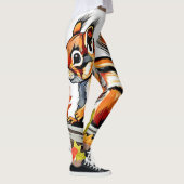Autumn Squirrel Charm Design Leggings (Rechts)