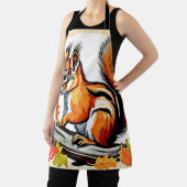 Autumn Squirrel Charm Design Schürze (InSitu)