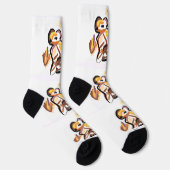 autumn squirrel kind socken (Rechts)
