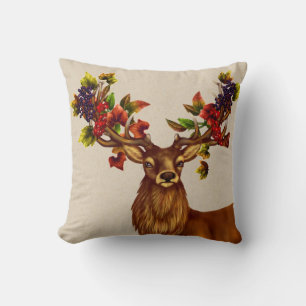 Autumn Stag Pillow Kissen