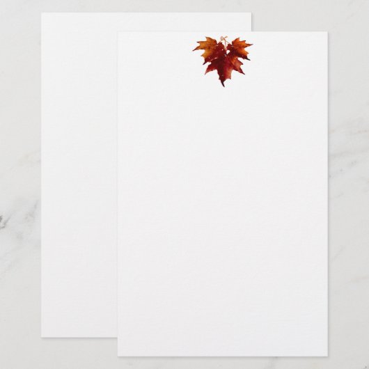 Autumn Stationery Briefpapier (Vorne/Hinten)