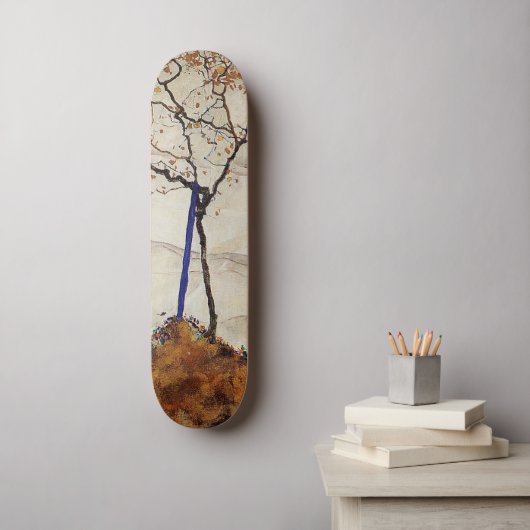 Autumn Sun Skateboard (Wandkunst)