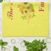 Autumn Sunflower Beauty Geschirrtuch (Gefaltet)