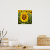 Autumn Sunflower Graphic Poster (Küche)