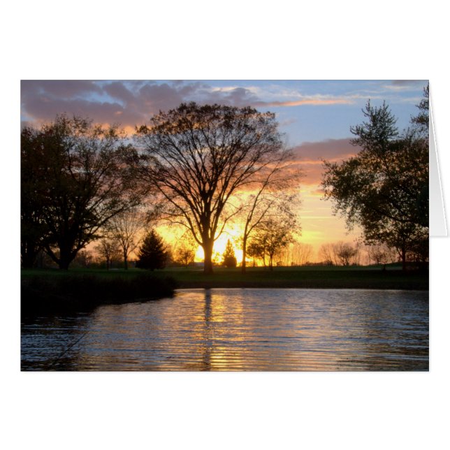 Autumn Sunset #1 (Vorderseite (Horizontal))