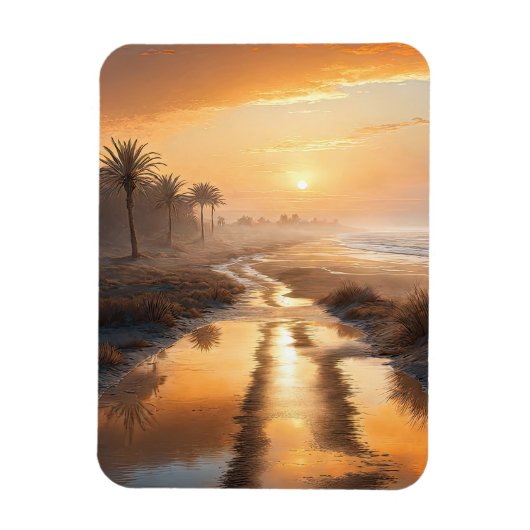 Autumn Sunset in Nature Magnet (Vertikal)