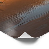 Autumn Sunset in Nature Poster (Ecke)