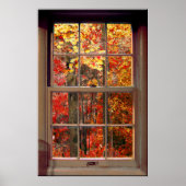 AUTUMN-Szene für tragbare Fenster Poster (Vorne)