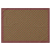 Autumn Tartan Tablecloth Elegant Checkered Style Tischdecke (Vorderseite (Horizontal))