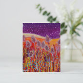 Autumn Teasels Postkarte (Stehend Vorderseite)