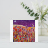 Autumn Teasels Postkarte (Stehend Vorderseite)
