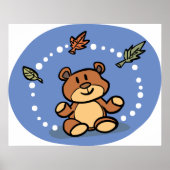 Autumn Teddy Bear Poster (Vorne)