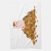 Autumn Teddybear 2 Geschirrtuch (Vertikal)