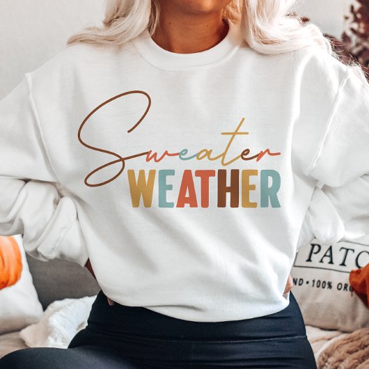 AUTUMN THEMA FALL SWEATER WEATHER SWEATSHIRT