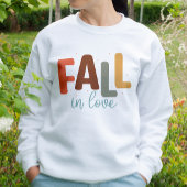 AUTUMN THEMA FUNNY ROMANTIC FALL IN LIEBE SWEATSHIRT